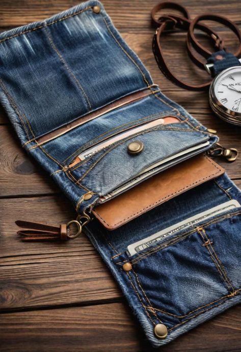 57 Innovative Upcycled Jeans Ideas: Transform Your Old Denim into Chic Fashion and Home Decor Denim Scraps, Denim Bag Diy, Denim Bag Patterns, Jeans Ideas, Diy Fashion Projects, Denim Crafts Diy, Upcycled Jeans, Blue Jeans Crafts, Denim Projects