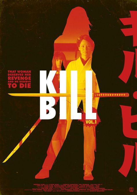 Quentin Tarantino Movie Posters, Tarantino Poster Art, Quentin Tarantino Poster, Kill Bill Vol 1, Poster Grafico, Tv Poster, Film Vintage, Loft Ideas, Posters Design