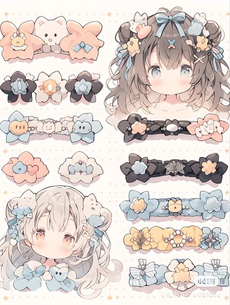 Anime Adoptables, Accessories Design Sketch, Pastel Galaxy, Adopt Idea, Face Artwork, Anime Accessories, Cute Little Drawings, Digital Art Tutorial, Colorful Drawings