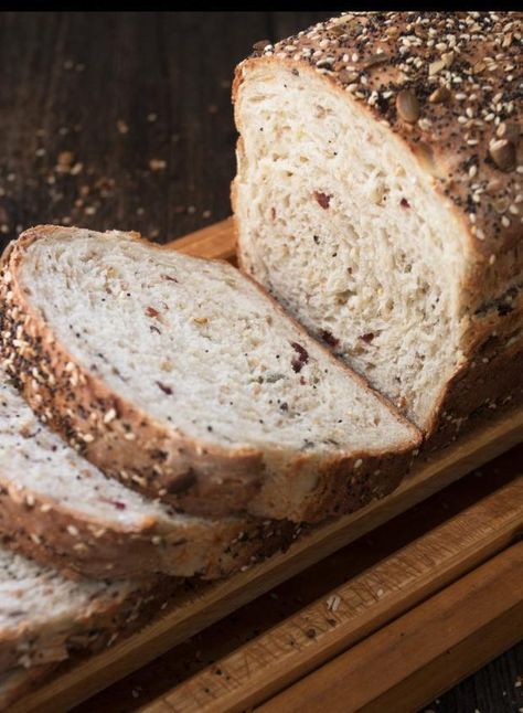 Multigrain Bread Recipe, Buckwheat Bread, Multi Grain Bread, Overnight Recipes, Multigrain Bread, Sandwich Bread Recipes, Seed Bread, Healthy Bread, Bread Bun