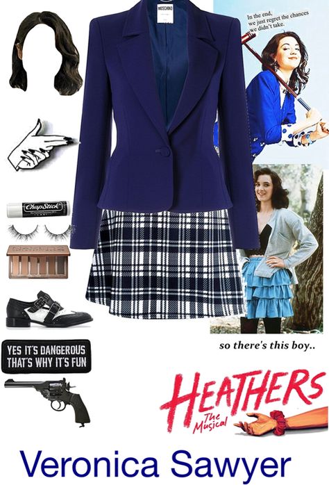 Veronica Sawyer (Heathers) Outfit | ShopLook Veronica Sawyer Outfits Musical, Veronica Sawyer Inspired Outfits, Heathers Outfit Inspiration, Veronica Heathers Costume, Veronica Sawyer Halloween Costume, Heathers Veronica Outfit, Veronica Sawyer Cosplay, Heathers Outfit Ideas, Heathers Inspired Outfits