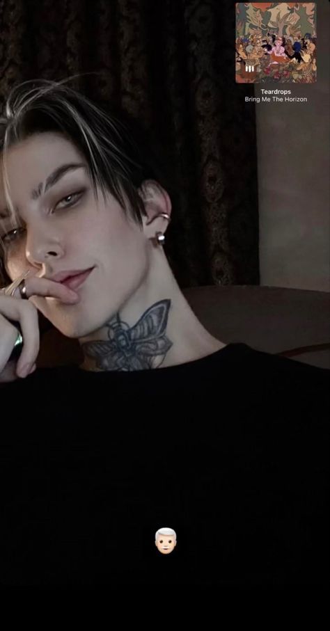 Black Hair Tattoos, Face Claim Male, Tattoos Face, Beatiful People, Grunge Guys, Bad Boy Aesthetic, Hair Tattoos, Celebrity Perfume, Bleach Blonde