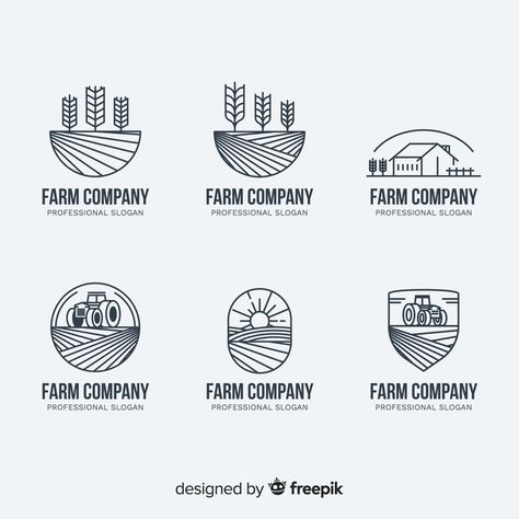 Farmer Logo Design Ideas, Farm Logo Inspiration, Farmer Logo, Farm Logos, Tractor Logo, Farm Logo Design, Signature Logo Design, Trademark Logo, Farm Logo