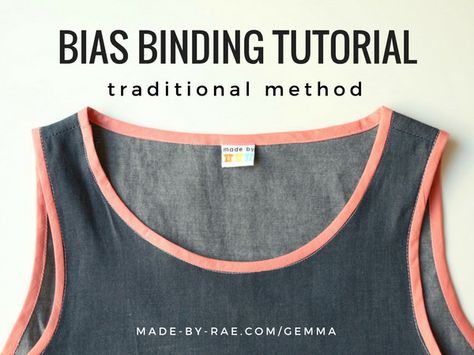 This is the second tutorial in my bias binding series. Many of my women’s… Bias Binding Tutorial, Tips Sewing, Binding Tutorial, Veggie Chips, Elastic Thread, Bias Binding, Womens Sewing Patterns, Pattern Ideas, Bias Tape