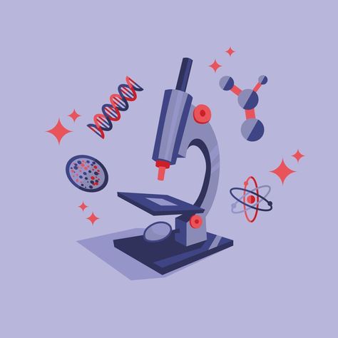 Science microscope vector flat design illustration Vintage Microscope Illustration, Microscope Illustration, Science Microscope, Ios 11 Wallpaper, 11 Wallpaper, Science Illustration, Flat Design Illustration, Ios 11, Flat Illustration