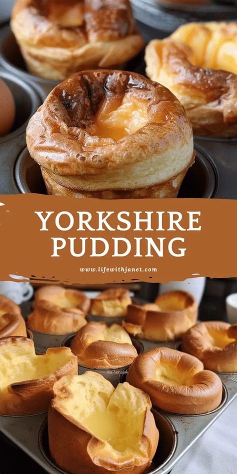 Yorkshire Pudding Uk Traditional Food, Yorkshire Food Recipes, Classic British Recipes, Easy British Desserts, British Pub Food Recipes, English Meals Traditional, English Foods British, Traditional Baking Recipes, Authentic British Recipes