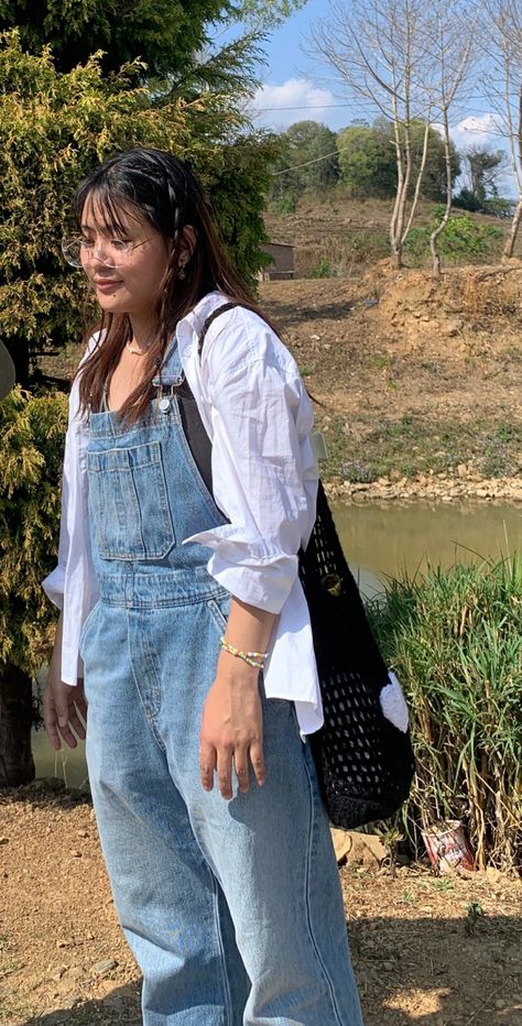 #dungarees #outfits Dungarees Outfit, Dungarees Outfits, Cardigan Outfit, Ootd Inspo, Cardigan Outfits, Dungarees, Casual Fits, My Life, Outfit Ideas