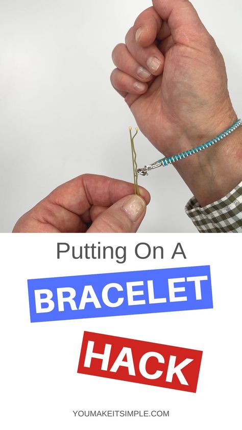 How To Put A Bracelet On Yourself, How To Put Clasps On Bracelets, How To Wear Bracelets, Bracelet Hacks, Jewellery Hacks, Wearing Bracelets, Jewelry Cleaner Diy, Jewelry Hacks, Bracelet Storage