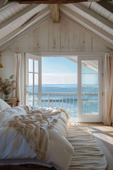 East Coast Beach House Interior, Airbnb Moodboard, Costal Life, Coastal Bungalow, Beach Cottage Ideas, Beach House Room, Beach House Aesthetic, California Beach House, Nice Houses