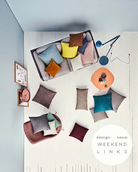 Weekend links #23 design news edition Room Top View, Living Room Top View, Ikea Living, Ikea Living Room, Danish Furniture, Furniture Companies, A Living Room, Top View, Color Inspiration