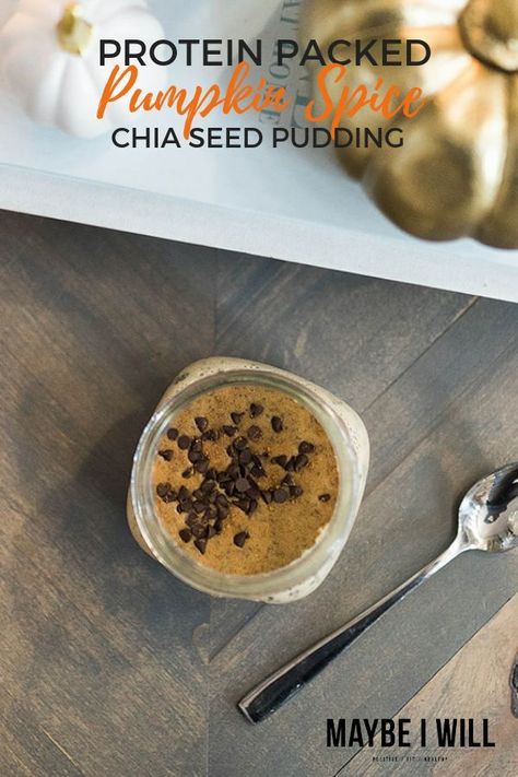 Pumpkin Chia Pudding, Seed Recipes, Chia Seed Recipes, Protein Pudding, Easy Treat, Healthy Food Facts, Healthy Fall, Chia Seed Pudding, Healthy Diet Recipes