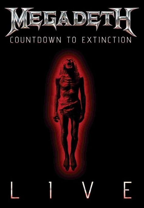 Megadeth: Countdown to Extinction - Live (2013) Countdown To Extinction, Government Shutdown, Music Photo, Documentary Film, Motion Picture, Rock Music, Documentaries, Movie Posters, Film Posters