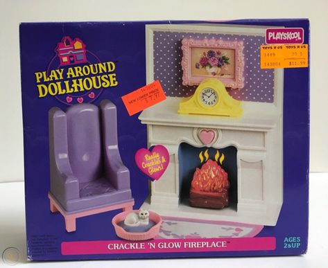 Playskool Dollhouse, Bee Toys, 90s Childhood, Toy Shop, Toys Shop, Vintage Toys, Childhood Memories, Doll House, Fireplace