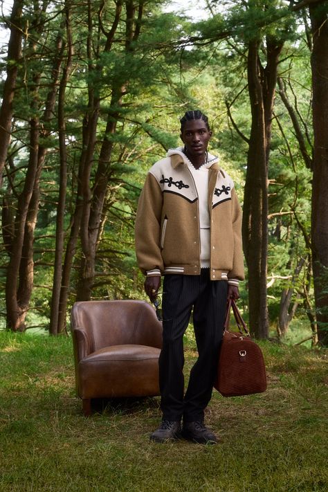 Kith Fall 2024 Ready-to-Wear Collection Runway 2024, Rachel Antonoff, Fall Runway, All Black Looks, Wool Overcoat, Leather Rucksack, Streetwear Sneakers, Newest Jordans, Double Breasted Jacket