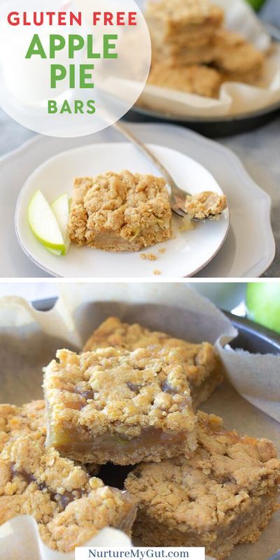 Fall Desserts Gluten Free, Pan Burgers, Gluten Free Apple Recipes, Apple Pie Bars Recipe, Cookies Sans Gluten, Gluten Free Apple Pie, Baklava Cheesecake, Cake Apple, Bar Desserts