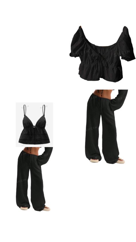 black linen trousers and peplum top Black Peplum Top Outfit, Peplum Top Outfits, Black Linen Trousers, Holiday Inspo, Black Peplum Top, Holiday Day, Black Peplum, Top Outfit, Linen Trousers