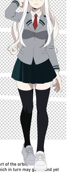 Anime Oc Mha Female, Mha Female Uniform, Ua Cheer Uniform Bnha, Mha Oc Uniform, Mha Oc Base Female Uniform, Mha Female Base, Mha Casual Clothes, Ua Uniform Bnha Female, Mha Ua Uniform