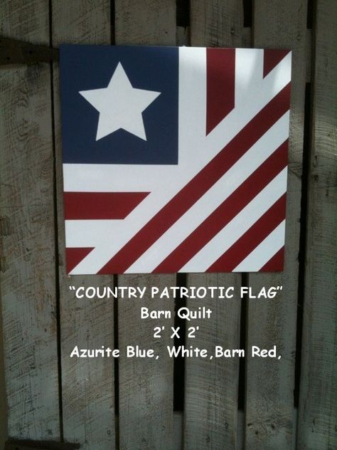 garage door quilts | in may i started painting barn quilts i shared a couple quilts i made ... Painted Barn Quilts, Barn Signs, Flag Quilt, Barn Quilt Designs, Barn Art, Barn Quilt Patterns, Patriotic Quilts, Quilt Of Valor, Barn Board