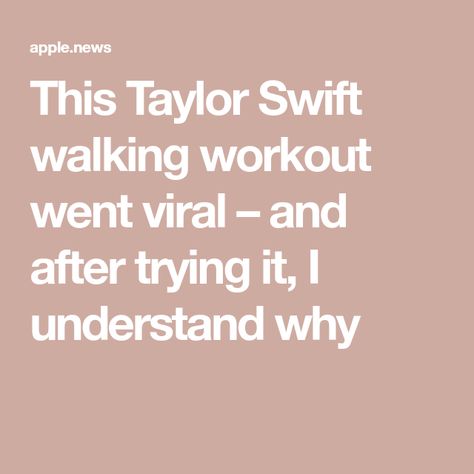 Taylor Swift Walking Workout, Taylor Swift Treadmill Workout, Taylor Swift Walking, Taylor Swift Treadmill, Taylor Swift Workout, Tiktok Workout, Walking Workout, Treadmill Workout, Walking Exercise