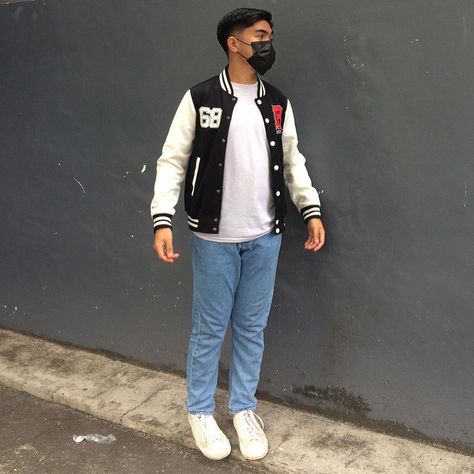 Varsity Jacket Outfit, Men Lifestyle, Gta 6, Ootd Aesthetic, Outfits Hombre, Street Style Outfits Men, Aesthetic Boy, Aesthetic Ideas, Man Style