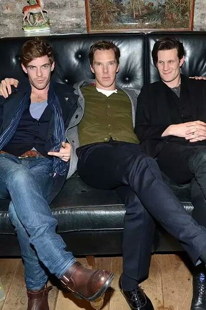 B.C. and friends. Harry Treadaway, Doctor Who Tumblr, Men Fashion Week, Benedict Sherlock, Mrs Hudson, Benedict Cumberbatch Sherlock, Glamour Uk, Ewan Mcgregor, Matt Smith