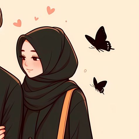 Whatsapp Dp Love Couple, Couples Dp Matching, Hijabi Matching Pfp, Couple Dp For Whatsapp Profile Pics, Cartoon Profile Pics Couple Dp Aesthetic, Matching Photo Profile, Couples Profile Pictures Matching, Islamic Matching Pfp, Couple Islamic Dp