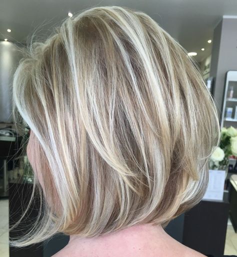 Dishwater Blonde, Blonde Balayage Bob, Grey Bob, Balayage Bob, Layered Bob Haircuts, Layered Bobs, Shoulder Length Bob, Color Highlights, Choppy Bob Hairstyles