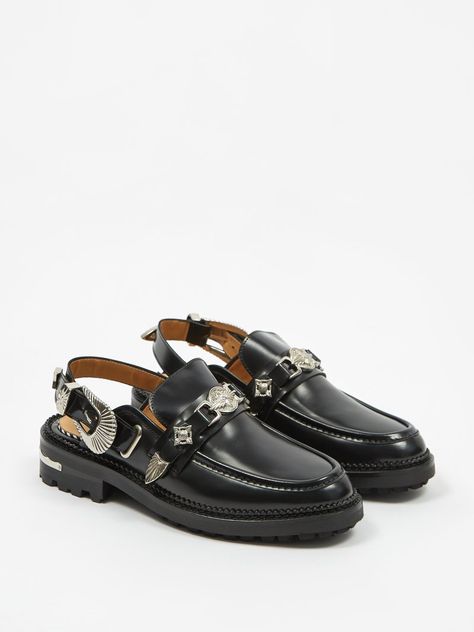 Black Toga, Sperry Loafers, Toga Pulla, Buckle Loafers, Shoe Wishlist, Swag Shoes, Pretty Shoes, Dream Shoes, Leather Buckle