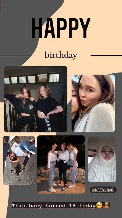 Best Birthday Story On Instagram, Birthday Ideas Ig Story, Birthday Story Post Ideas, Happy 18th Birthday Instagram Story, Friend Birthday Story Instagram, Aesthetic Birthday Story Ideas, Insta Birthday Stories Ideas, Birthday Story Instagram Ideas, Bday Story