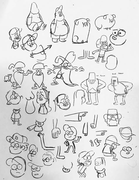 Gravity Falls Gravity Falls Characters, Fall Drawings, Gravity Falls Art, Disney Concept Art, Storyboard Artist, Animation Tutorial, 캐릭터 드로잉, Character Design Animation, Cartoon Character Design