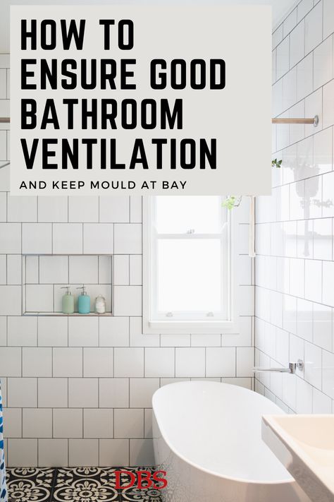 Bathrooms are not the easiest rooms to keep dry - and often wet walls and bad ventilation can be the perfect recipe for mould or mildew. Good bathroom ventilation is vital to protect your family's health and also keep your bathroom looking good as new. #BathroomDesign #BathroomVentilation #RemoveMould Ventilation For Bathroom, Bathroom Ventilation Ideas, Waterproof Bathroom Flooring, Bathroom Wall Cladding, Good Bathroom, House Ventilation, Wet Room Bathroom, Bathroom Vent, Bathroom Cladding