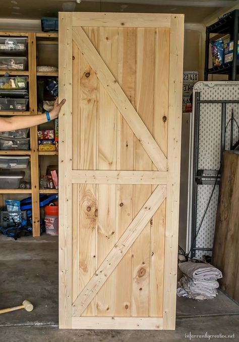 making-a-barn-door                                                                                                                                                      More Diy Barn Door Plans, Door Plans, Door Plan, Make A Door, Diy Barn, Barn Door Designs, Shed Doors, Into The Wood, Double Barn Doors