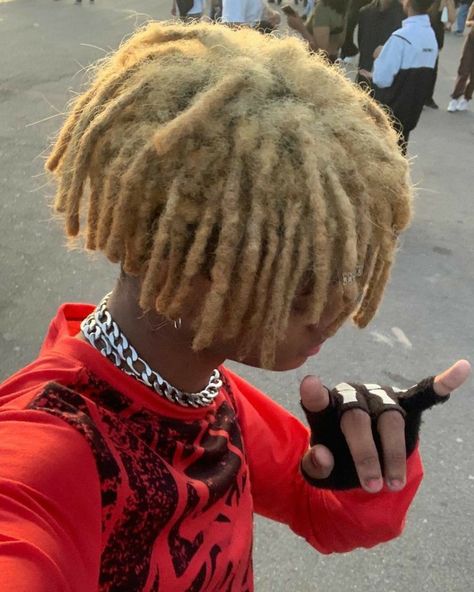 Alt Dreads Men, Locks Styles, Red Dreads, White Dreads, Dreadlocks Men, Blonde Dreadlocks, Mens Dreads, Blonde Dreads, Cute Dreads