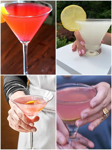 Absolut Citron Drinks Recipe, Strawberry Vodka Drinks, Pink Lemonade Vodka, Vodka Punch, Cosmo Cocktail, Absolut Citron, Lemon Drop Cocktail, Strawberry Vodka, Lemon Drop Martini