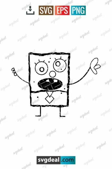 Doodle Bob Svg Spongebob Svg, Doodle Bob, Free Doodles, Cricut Explore Projects, Cricut Creations, Svg Free, Personal Project, Start Now, Svg Free Files