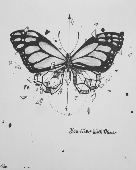 Crystal Butterfly Tattoo, Dog And Butterfly, Cross Drawing, Butterfly Sketch, Mark Tattoo, Crystal Drawing, Zodiac Tattoos, E Tattoo, Pencil Drawings Easy