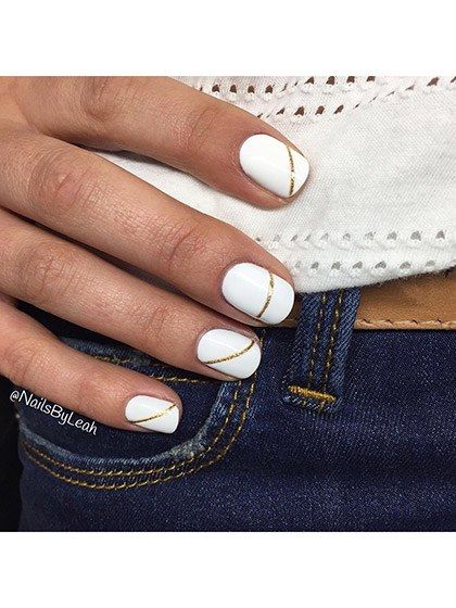 We've seen our fair share of cheesy nail-art designs and flashy patterns. But when it's done well, nail art can look both sophisticated and modern. Ahead, we culled 25 of our favorite summer-ready nail-art ideas so you can bring them straight to your manicurist. Get ready to screenshot. Chic Nail Art, Manicure Gel, White Nail Art, Nail Art Wedding, White Nail, Nail Art Ideas, Manicure Y Pedicure, Nail Art Summer, Chic Nails