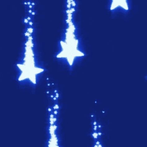 Blue Star Gif, Dark Blue Aesthetic Gif, Stim Videos, Blue Aesthetic Gif, Stimboard Gifs, Blue Aesthetic Grunge, Magic Ideas, Sparkle Png, Fireworks Gif