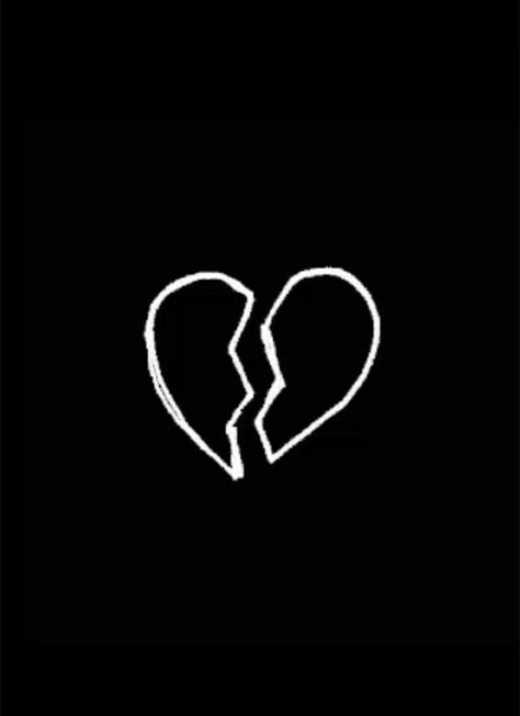 Broken heart for wallpaper or other things <33 get better Decent Wallpapers, Black Bratz Doll, Grey Quotes, Emoji For Instagram, Love Wallpapers Romantic, Glitch Wallpaper, Cute Black Wallpaper, Witchy Wallpaper, Black Background Wallpaper