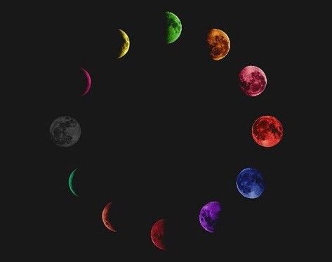 Loona colors Loona Colors, Loonaverse Aesthetic, Loona Wallpaper, Types Of Color Schemes, Loona Aesthetic, Odd Eye Circle, Dream Catcher Art, Eye Circles, Super Moon