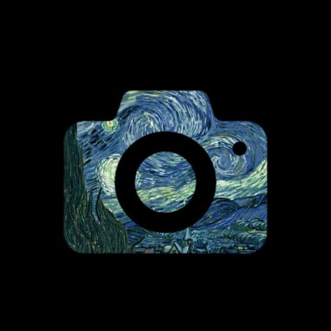 Van Gogh App Icons, App Store Icon, Lock Screen Wallpaper Iphone, Book Cover Artwork, Camera Logo, Instagram Widget, Arte Van Gogh, Art Apps, Camera Icon