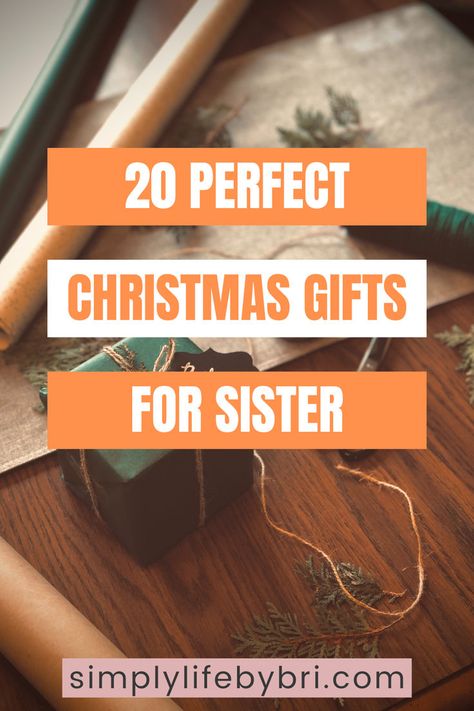 christmas gifts for sister Gifts For Sister From Brother, Gifts For Sisters Christmas, Christmas Present For Sister, Christmas Gifts For Sister Ideas, What To Get Your Sister For Christmas, Christmas Ideas For Sister, Christmas Presents For Sister, Sister Gifts For Christmas, Christmas Gift Ideas For Sister