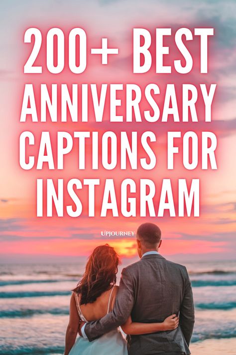 200+ Best Anniversary Captions for Instagram One Year Anniversary Snapchat Post, Cute Anniversary Captions For Instagram, 1st Wedding Anniversary Captions Instagram, Witty Anniversary Captions, Anniversary Captions Instagram Story, 3 Year Anniversary Instagram Story, Wedding Anniversary Posts Instagram, 1 Year Wedding Anniversary Captions Instagram, 50 Year Anniversary Quotes