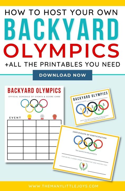 Family Olympics Games Outdoor Party, Summer Olympic Party Games, Olympic Activities For Seniors, Teacher Olympics Games, Mini Olympics For Kids Outdoor Games, Summer Olympic Games For Kids Field Day, Neighborhood Olympic Games, Summer Family Olympic Games, Olympic Score Board Ideas