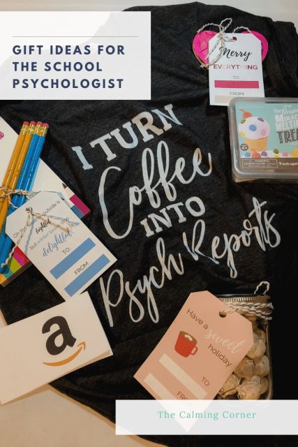 National School Psychologist Week, School Psychologist Gift Ideas, Psychology Gifts, Calming Corner, Teacher Gift Card, Personalized Pencils, Report Writing, Counseling Resources, Leaving Gifts