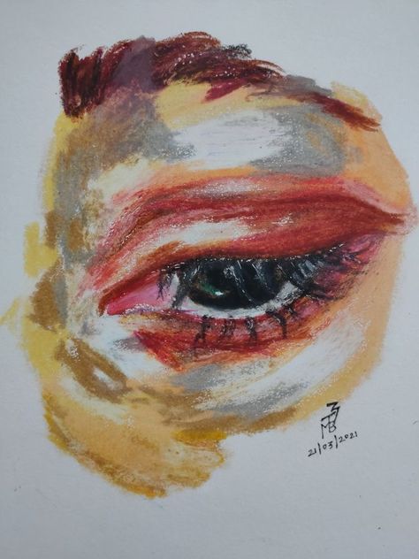 Oil Pastels Reference, Art Sketchbook Oil Pastels, Oil Pastels Aesthetics, Art Inspiration Oil Pastel, Oil Pastel Simple Drawing, Lips Oil Pastel, Oil Pastel Reference, Simple Pastel Art, Oil Pastel Inspiration