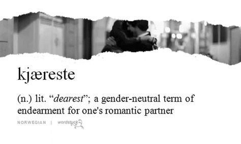 Animated Photo Gender Neutral Terms, Romantic Partner, Foreign Words, Dictionary Words, Unique Words Definitions, Scandinavian Aesthetic, Terms Of Endearment, Word Definitions, Special Words