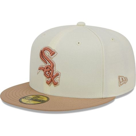 White Sox Hat, Jackie Robinson Day, Sox Hat, 59fifty Hats, New Era Hats, New Era Fitted, Men Cream, Embroidered Applique, White Sock