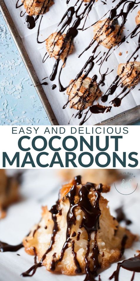 Easy Coconut Macaroons, Chocolate Coconut Macaroons, Coconut Macaroons Easy, Macaroons Recipe, Coconut Macaroons Recipe, Macaroon Cookies, Cookie Platter, Macaroon Recipes, Coconut Macaroons