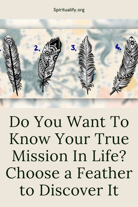 There are numerous methods and practices you can utilize to guide you down the right path. One unique way to discover your mission is by choosing a feather.

Yes, that's right – a feather. Feathers are mysterious and beautiful symbols that have long been associated with different meanings and interpretations.

They represent freedom, lightness, and spiritual growth. In some cultures, feathers were believed to be a powerful tool for spiritual communication and divination. Mindfulness Symbol, Feather Symbolism, Feather Meaning, Mindfulness Journal Prompts, Metaphysical Books, Metaphysical Spirituality, Symbols Of Freedom, Beautiful Symbols, Energy Healing Spirituality